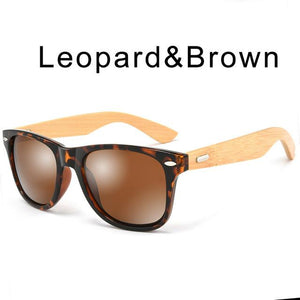 HDCRAFTER New Wooden Sunglasses Men Bamboo Sun glasses Oculos de sol de madeira Women Brand Designer Original Wood Glasses