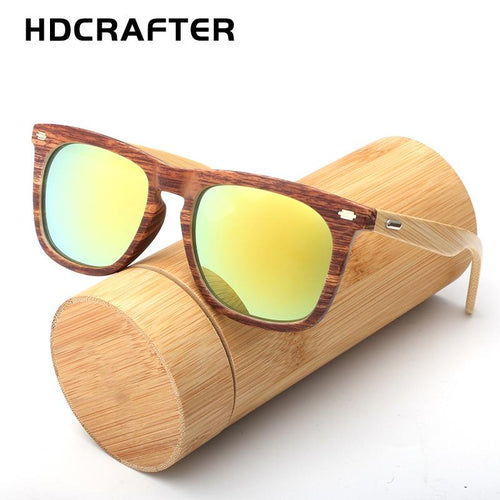 2017 NEW Bamboo Sunglasses Men Wooden Sun glasses Brand Designer Women Glasses UV400 Eyewear Oculos de sol masculino