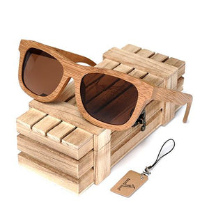 BOBO BIRD Vintage Bamboo Wooden Sunglasses Handmade Polarized Mirror Coating Lenses Eyewear sport glasses in Wood Box