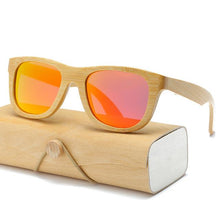 Wood Sunglasses Men women square bamboo Women for men women Mirror Sun Glasses retro de sol masculino 2017 Handmade with case