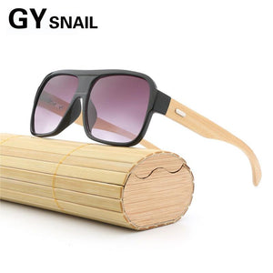 GYsnail retro Bamboo Sunglasses Men Wooden Sun glasses Women Brand Original Wood Glasses Mirror Oculos de sol masculino UV400