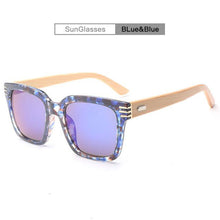 GY square wood sunglasses men Polarized Brand Fashion Square bamboo Sunglasses female wooden Sun Glasses for Male Oculos Eyewear