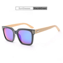 GY square wood sunglasses men Polarized Brand Fashion Square bamboo Sunglasses female wooden Sun Glasses for Male Oculos Eyewear